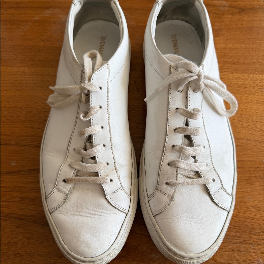 White Leather Women’s Sneakers